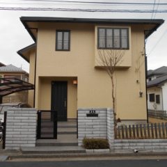 「茨城県守谷市のＨ様邸はお姉さまからのご紹介。外壁はエコシリカで屋根はハイパーユメロックで塗り替え」サムネイル