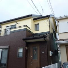 「川越市松浦様邸　外壁塗装：パーフェクトトップ、屋根塗装：ハイパーユメロック。」サムネイル