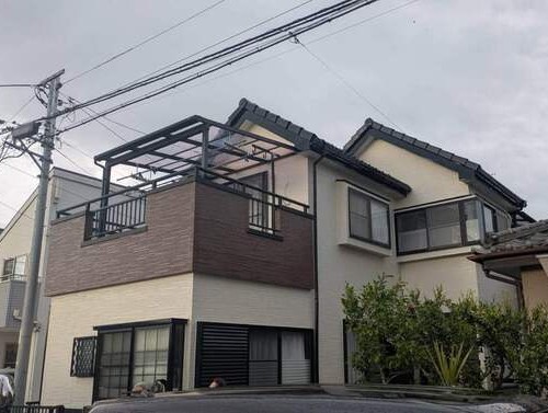 埼玉県坂戸市I様邸　外壁：ダイナミックトップ　屋根：ハイパーユメロックルーフ